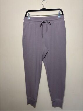 Max & Mia Purple/Gray Cozy Joggers